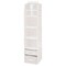 mDesign Fabric Nursery Hanging Organizer with 7 Shelves/3 Drawers